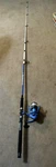 Shakespeare Tiger 2 Pc 7FT Spinning Fishing Rod /reel Matched Catfish Combo Med. Fixed Price $15.99.