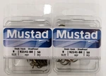 2-MUSTAD 92141-BR #8 Salmon Steelhead Egg Sac 1X Strong Beak Hooks 50 Packs. Fixed Price $15.99.