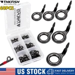 60PCS Micro Fishing Guides And Tip Rods Black Repair Kit Us. Fixed Price $14.99.