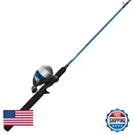 Zebco Salt Fisher 33 Spincast Reel And Fishing Rod Combo 6-FOOT 6-INCH 2-PIECE. Fixed Price $84.67.