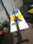 Trolling Fishing Rod Berkley Fusion 6'6" Mh 10-25LB And Reel Cabela's. Fixed Price $78.00.
