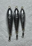 Trolling Sinker Torpedo Inline Weight 2 Oz 3 4 W/swivel Free Shipping. Fixed Price $15.50.