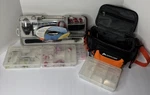 Shakespeare Excursion 5 6 Telescopic Fishing Kit & Case W/extras Carry Bag. Fixed Price $39.99.