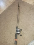 Spincast Fishing Rod Zebco STC562ML 5'6" Med 6-12LB And Reel 33. Fixed Price $15.00.