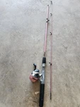 Zebco The 5' 6"' Fishing Rod Reel Pink Spincast 202LADY Combo. Fixed Price $39.00.
