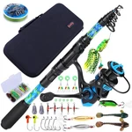 Sougayilang Telescopic Fishing Rod And Reel Combos, Full Kit With Carrier Bag.... Fixed Price $72.26.