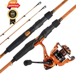 Kastking Lethal Blaze Twin-tip Spinning 6'8" MEDIUM-2000 Reel, Orange/black. Fixed Price $144.98.