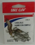 Eagle Claw 218AH-4 Bronze Carlisle Hook Size 10CT. Fixed Price $6.22.