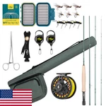 Sf Fly Fishing Rod Combo Starter Kit 4-PIECE 3WT 7.6FT Emerald Green Trout. Fixed Price $107.99.