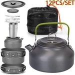 Imountek Camping Cookware Set Aluminum Pot Pans Kit For Outdoor Hiking Picnic. Fixed Price $35.89.