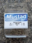 Mustad 3366BR Sproat Bronze - Size 10 Fly Tying Hooks. Fixed Price $5.99.