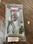 Rapala RTC-6PCHS Combo Pack Pliers, Clipper, Punch Sharpener New. Fixed Price $18.20.