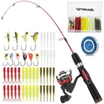 Plusinno Ultralight Ice Fishing Rod & Reel Combo 25-28" Sensitive. Fixed Price $49.87.
