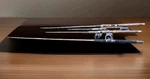 Vintage Lamiglas 1000 Series Fishing Rod, With Blue Flair, Penn 113 Reel On. Fixed Price $129.99.