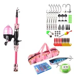 Kids Fishing Pole Set Starter Kit Telescopic Rod And Reel Combo. Fixed Price $34.79.