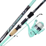 Okuma Fin Chaser X 7' Medium Action Spinning Rod & Reel Combo - Sea Foam Green. Fixed Price $52.34.