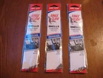 18 Snelled Eagle Claw # 031 Bronze Plain Shank Fishing Hooks, Size 6. Fixed Price $13.64.
