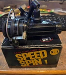 Lews Speed 1 Spinning Reel New Box Papers Made Korea. Fixed Price $55.00.