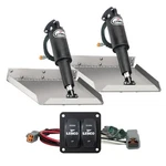 Lenco Marine 12"X12" Edge Mount Trim Tab Kit 12V With Double Rocker Switch 15102. Fixed Price $819.99.