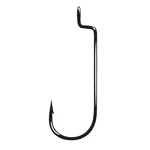 Gamakatsu Worm Offset Shank Round Bend #1/0 Ns Black Hooks, 25-PACK (54411-25). Fixed Price $27.97.