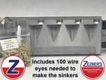 3166 Do-it Pyramid Sinker Mold PM-4-1B W/100 Size Wire Eyes 1OZ Cavity. Fixed Price $57.72.