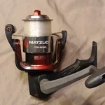 Matzuo MZ-230 Vintage Spinning Fishing Reel Red/silver 5.2:1 Gear Ratio. Fixed Price $20.50.