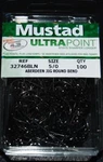 100 Mustad 32746BLN - Size 5/0 Ultra Point 90 Degree Jig Hooks Black Nickel. Fixed Price $26.99.