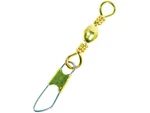 Eagle Claw Barrel Swivel W/safety Snap. Fixed Price $11.09.
