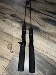 (2) Zebco Dock Demon Red 30" 1PC GWL6 & GWC5 Ice Fishing Medium. Fixed Price $25.00.
