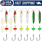 6PCS Pre-tied Catfish Rattle Float Rig With Rattling Bells & 6/0 8/0 Circle Hook. Fixed Price $19.99.