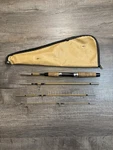 Vtg Zebco 7054 Ultra Light Pack Fishing Rod 6 W/ Case Cork Handle. Fixed Price $30.00.