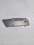 Schrade Knives Tanto Blade Frame Lock Folding Knife SCH301. Fixed Price $20.00.