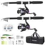 Ololyap Fishing Pole 2PCS Telescopic Rod And Aluminum Reel Combos. Fixed Price $68.28.