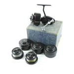Vintage Mitchell Half-bail Fishing Reel. Made France. W/ Box.. Fixed Price $200.00.