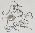 25 Fine Wire Black Nickel #4 Gamakatsu Octopus Hooks. Trout Panfish Bass. Fixed Price $10.95.