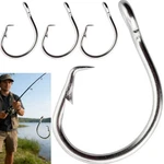 50/100PCS Stainless Steel Tuna Circle Hook Big Game Sea Fishing 8/0-14/0. Fixed Price $39.59.
