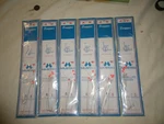 6) Jt Mustad Snelled Size 4 Pack Of Style 3576M Snapper. Fixed Price $17.99.