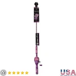 Tangle-free Spincast Fishing Rod & Reel Combo Micro 34 Inline Freshwater New. Fixed Price $35.99.