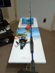 Spinning Fishing Rod Zebco 33 5' Ul 2-8LB And Reel Master. Fixed Price $40.00.