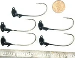5PC-SHAKEY Head Jig -3/16.OZ Black 5/0 Gamakatsu #111 Hooks. Fixed Price $11.99.