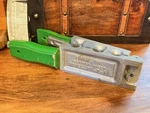 Vtg Pinch-on Fishing Sinker Mold Model PO-7-A Do-it Corp Denver Iowa Green Wood. Fixed Price $34.99.