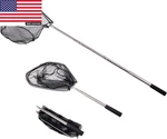 Fishing Landing Net With Telescoping Pole Handle, Freshwater For Kid. Fixed Price $29.64.