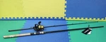Daiwa Shock Spinning Combo 8' 0" Rod Heavy W/4000-1BB Reel DSK40-B/F802H. Fixed Price $28.99.
