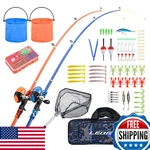 Leofishing Portable Kids Rod Set 2PACK Telescopic Poles For. Fixed Price $65.87.
