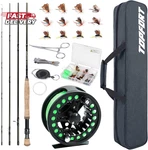 Topfort Fly Fishing Rod And Reel Combo Starter Kit, 4 Piece Lightweight Ultra-po. Fixed Price $101.54.