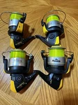4 Pinnacle Fishbonz PV70 Spinning Reels For Parts. Fixed Price $14.95.