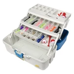 Plano Synergy Fishing Ready Set 180 Piece Tackle Box, Medium, Blue / White. Fixed Price $42.87.
