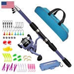 Milerong Kids Fishing Pole Set Portable Telescopic Rod And Reel Combo. Fixed Price $45.85.