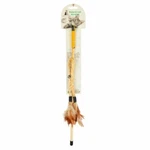 Cat Wand Toy 15" Wooden Pole Interactive Feather Mouse Teaser BUY2 Get Free. Fixed Price $10.35.