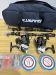 Plusinno Fishing Rod And Reel Combos - Carbon Fiber Telescopic Pole. Fixed Price $55.00.